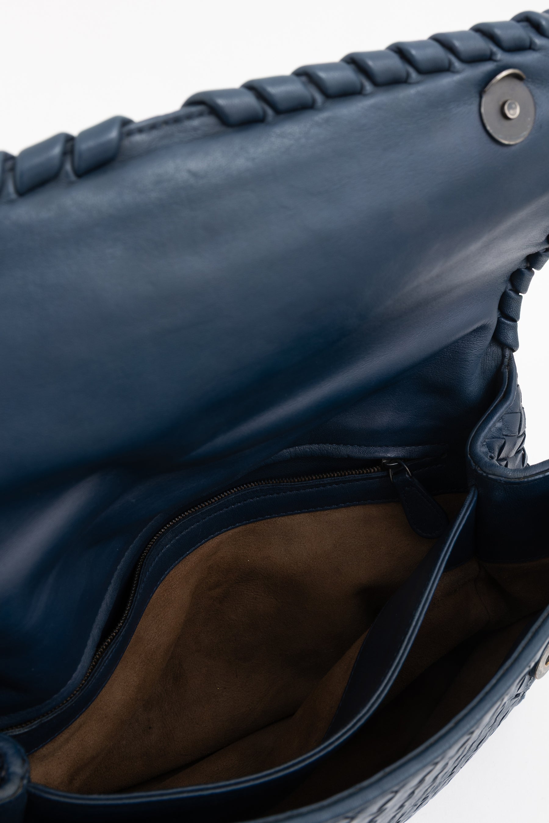 Small Intrecciato Olimpia Shoulder Flap Bag