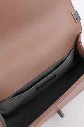 Diamond Quilted Medium Boy Bag