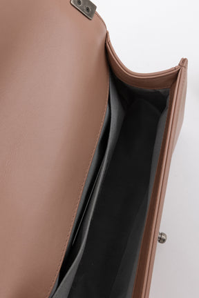 Diamond Quilted Medium Boy Bag