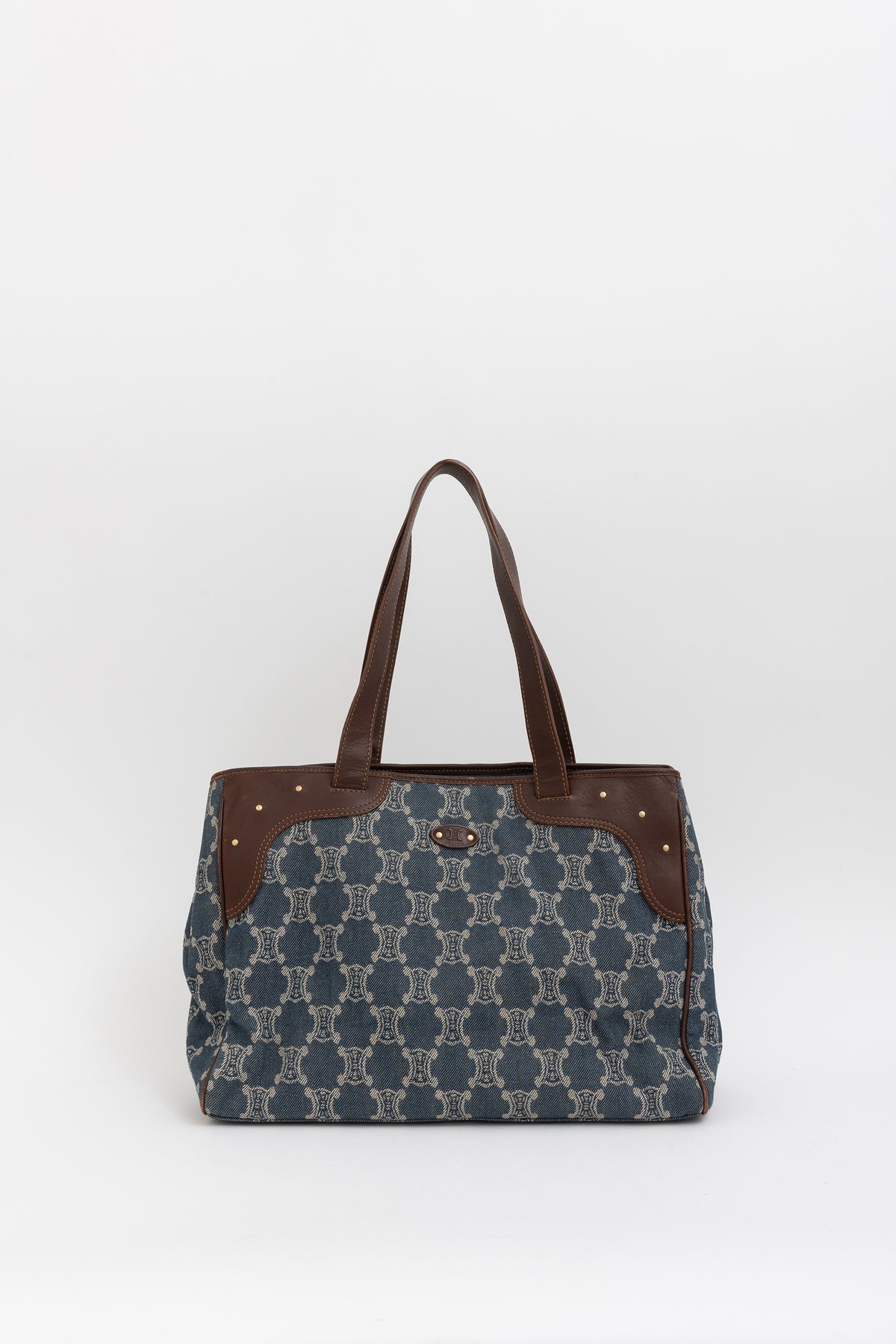 Denim Macadam Tote Bag