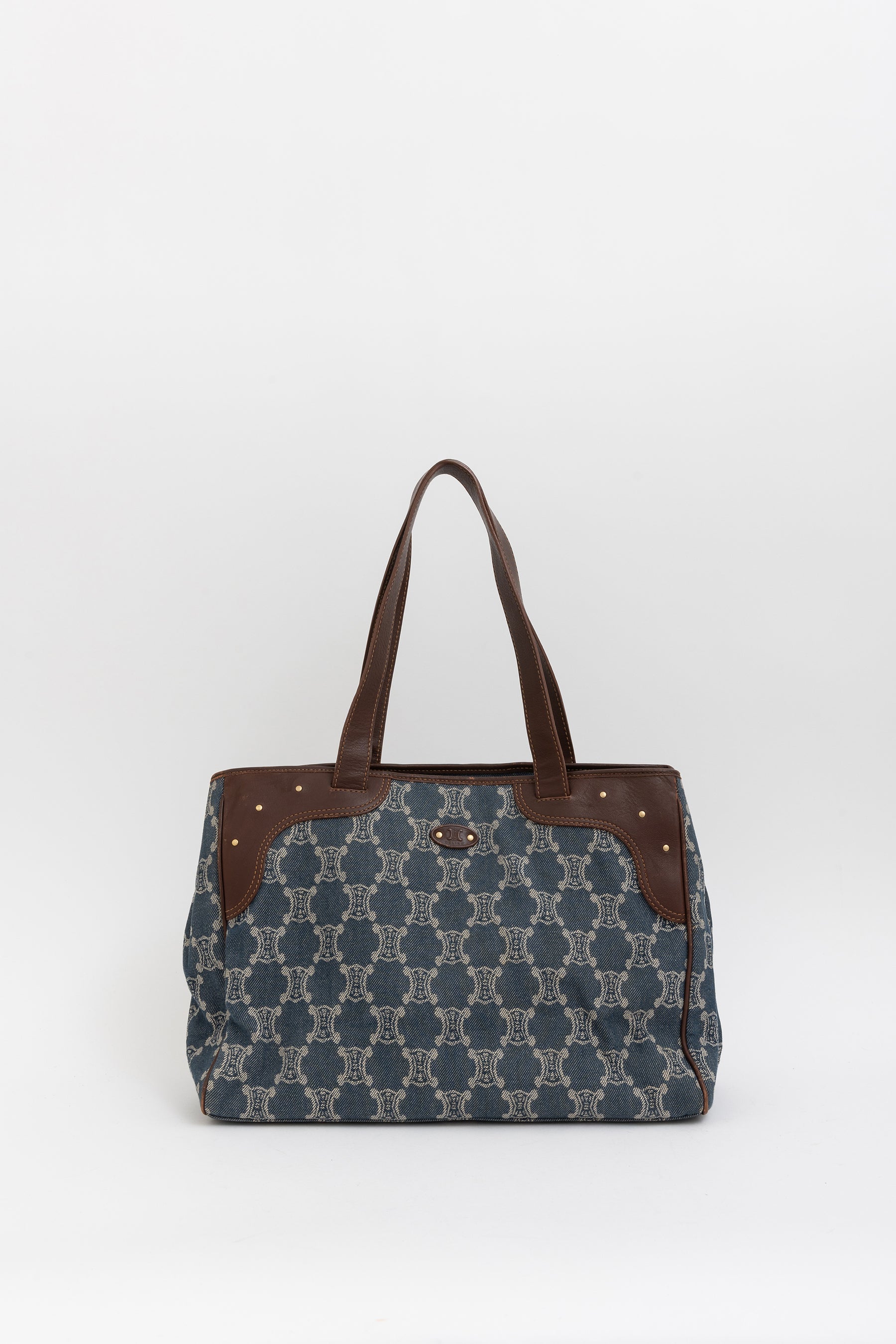 Denim Macadam Tote Bag
