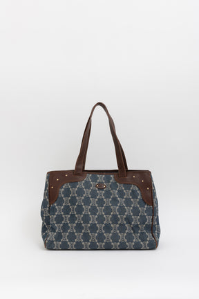 Denim Macadam Tote Bag