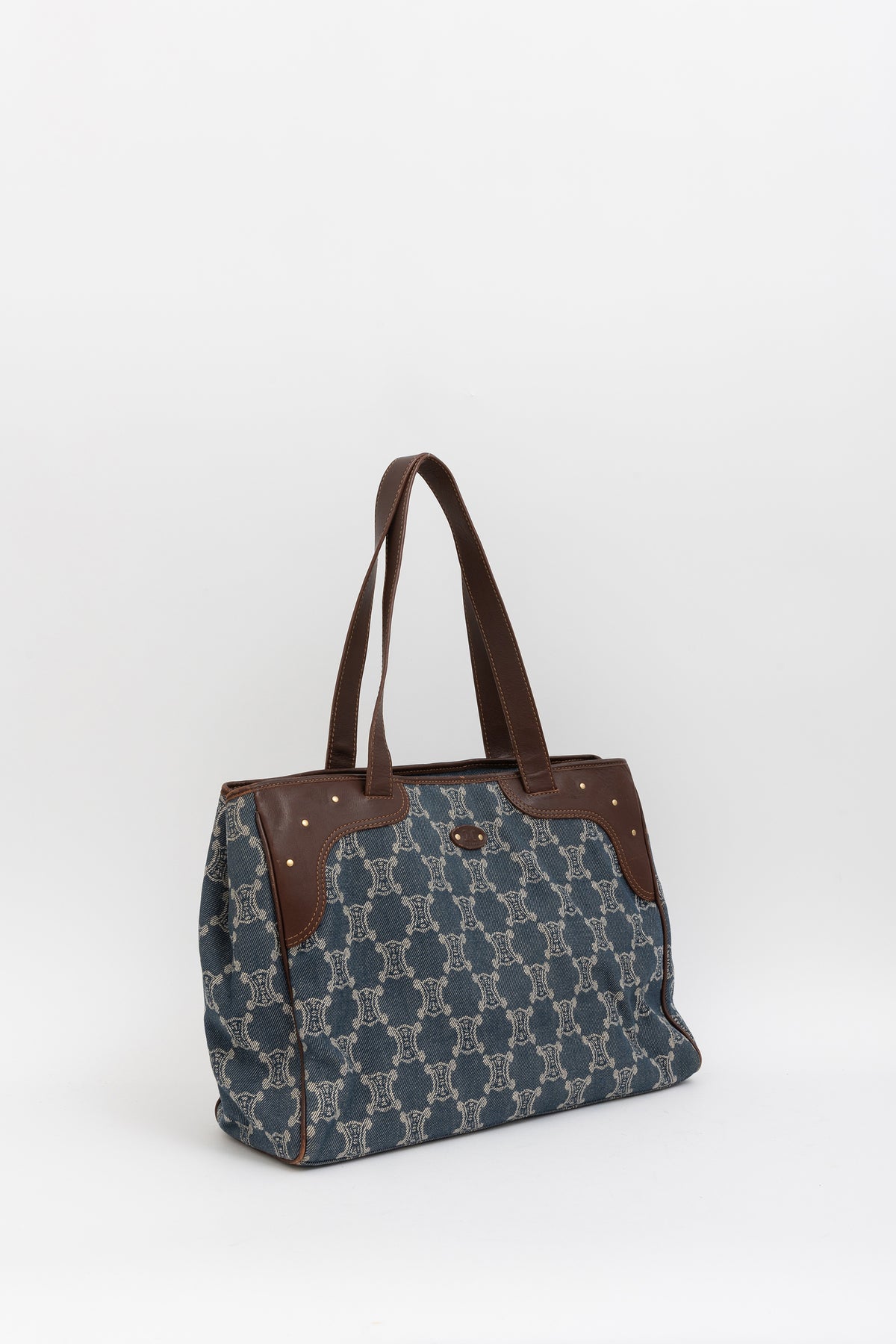 Denim Macadam Tote Bag