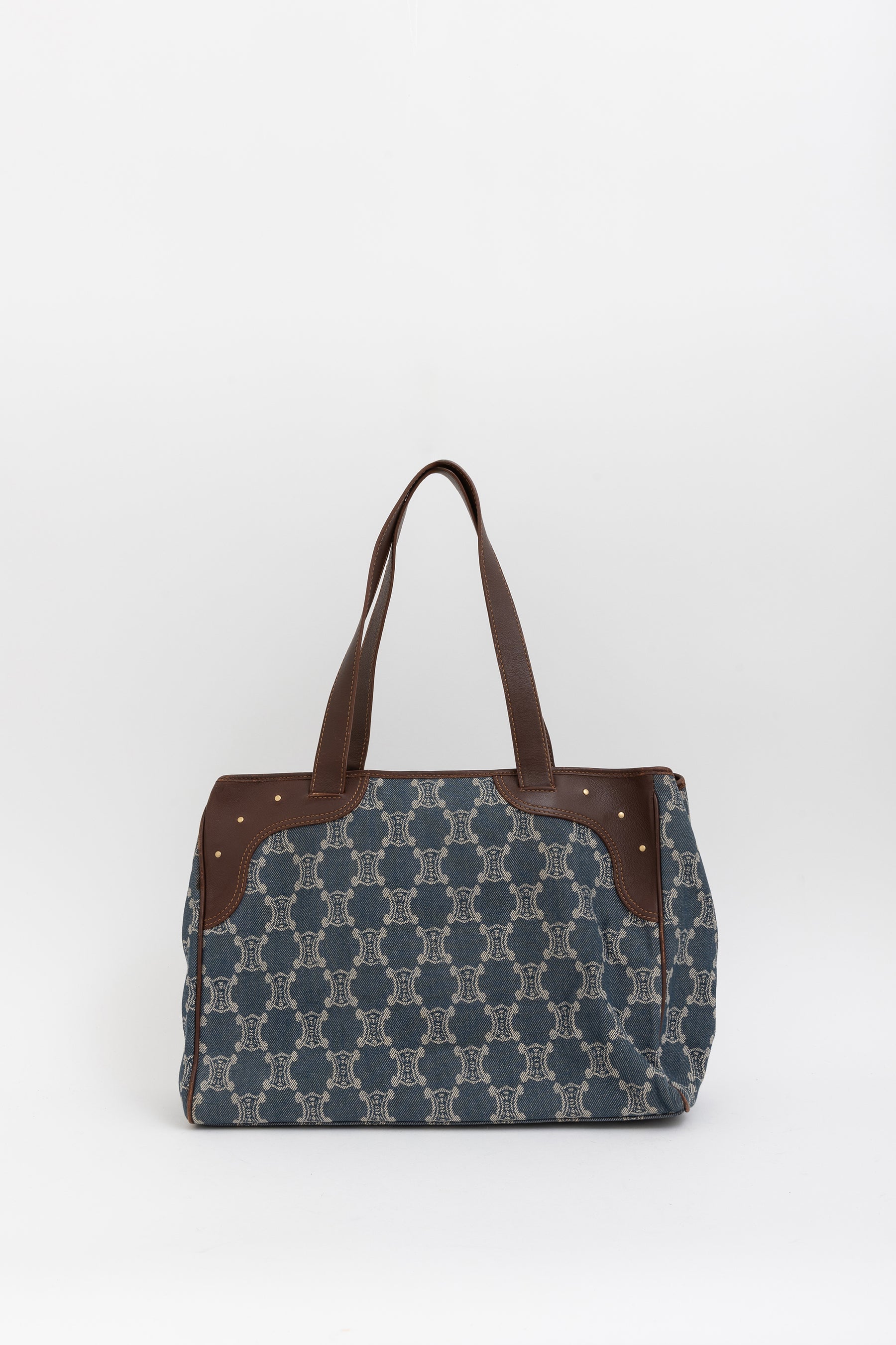 Denim Macadam Tote Bag