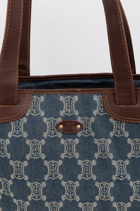 Denim Macadam Tote Bag