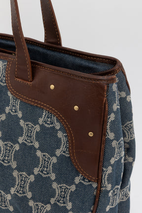 Denim Macadam Tote Bag