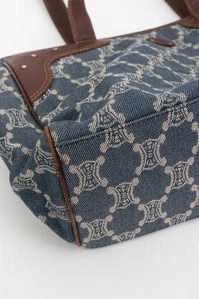Denim Macadam Tote Bag