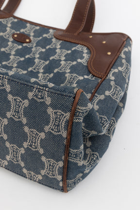 Denim Macadam Tote Bag