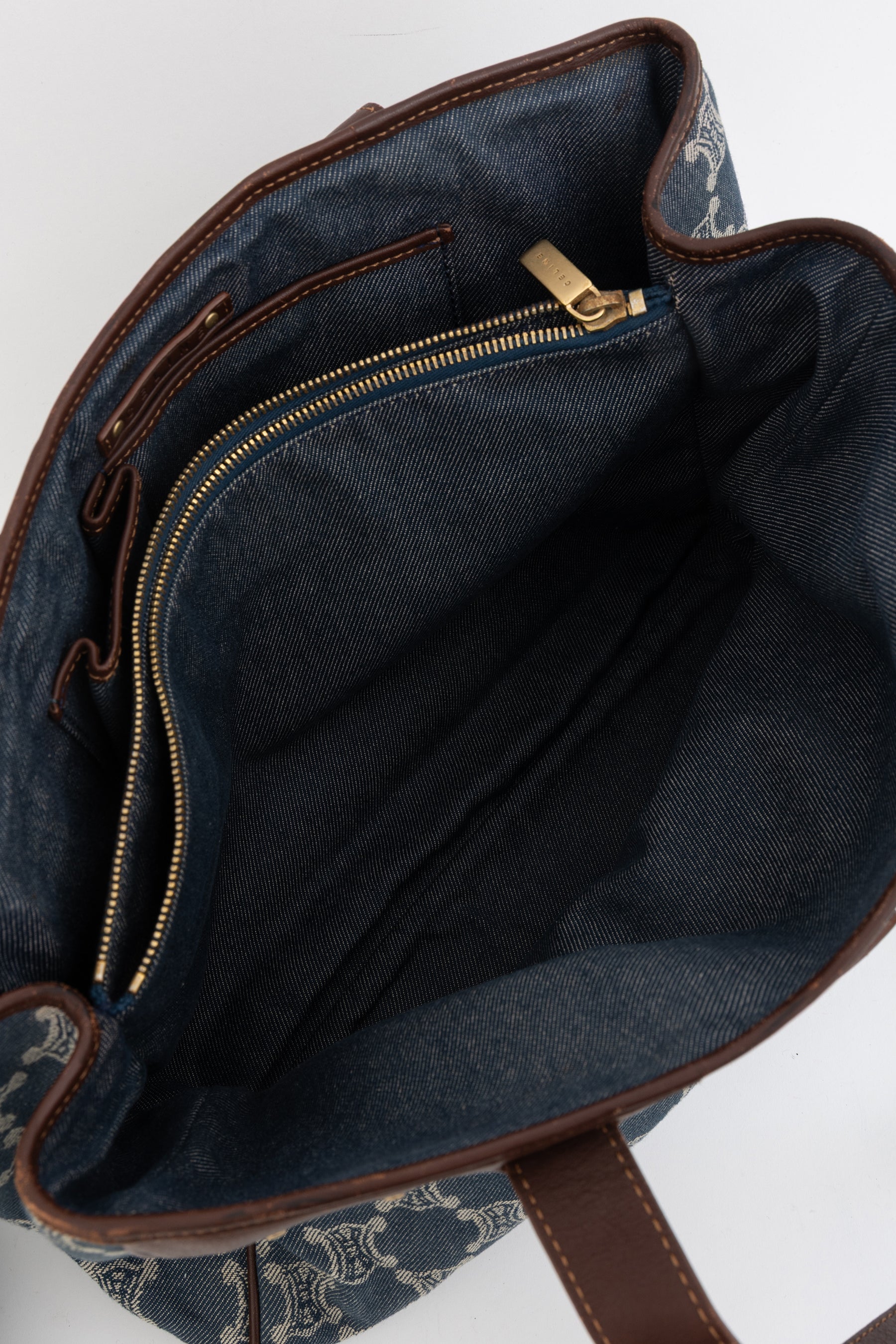 Denim Macadam Tote Bag