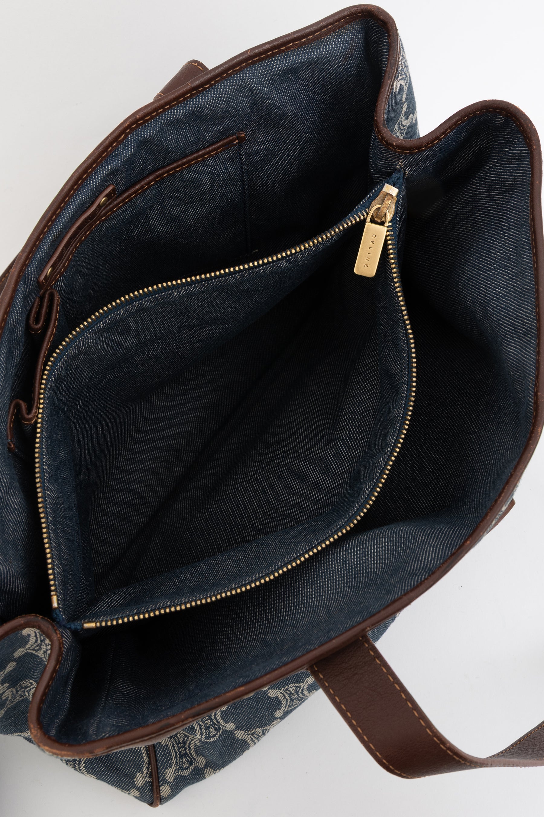 Denim Macadam Tote Bag