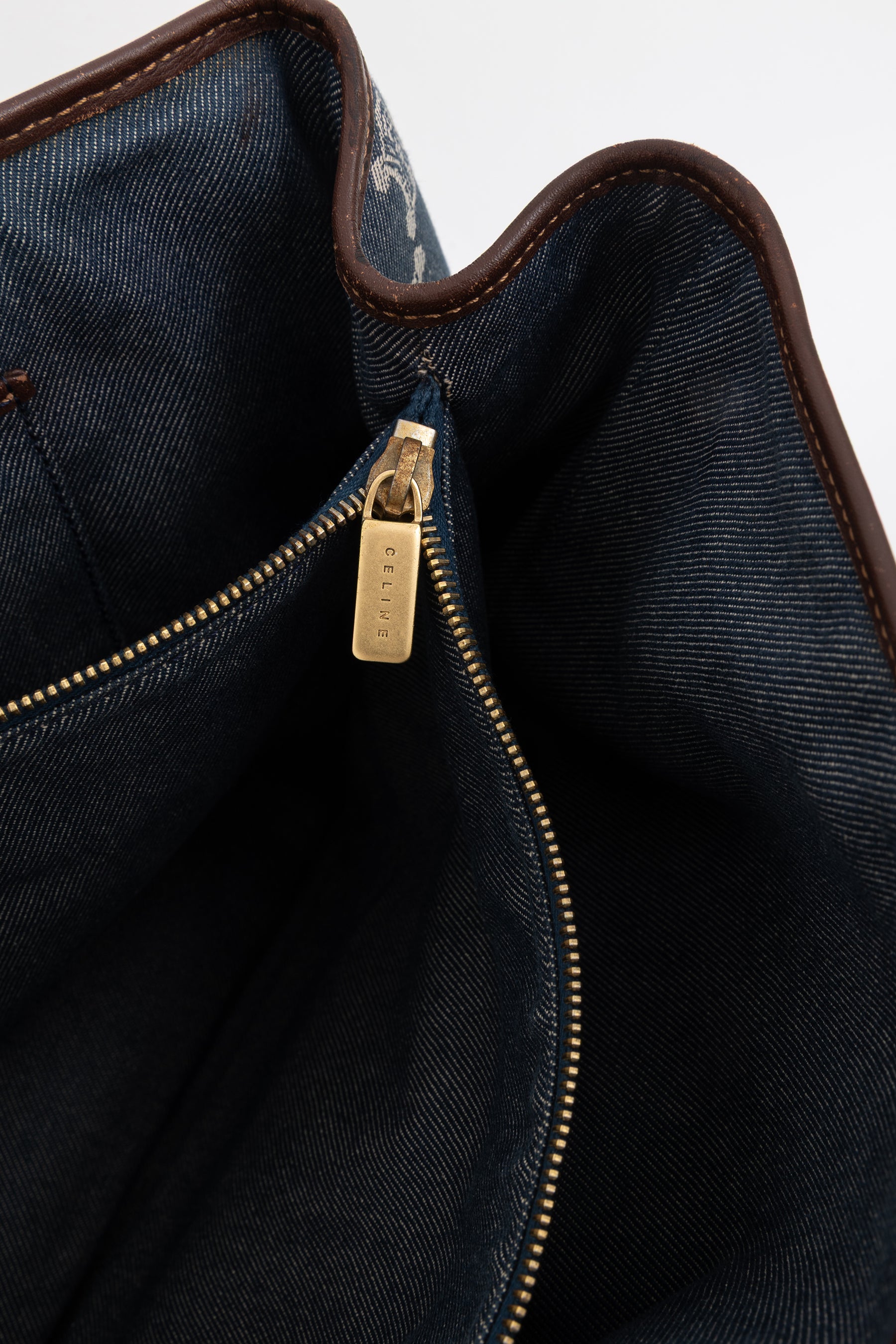 Denim Macadam Tote Bag