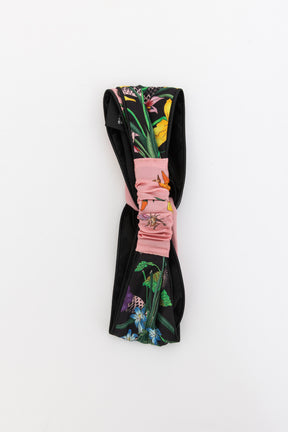 Flora Snake Silk Headband