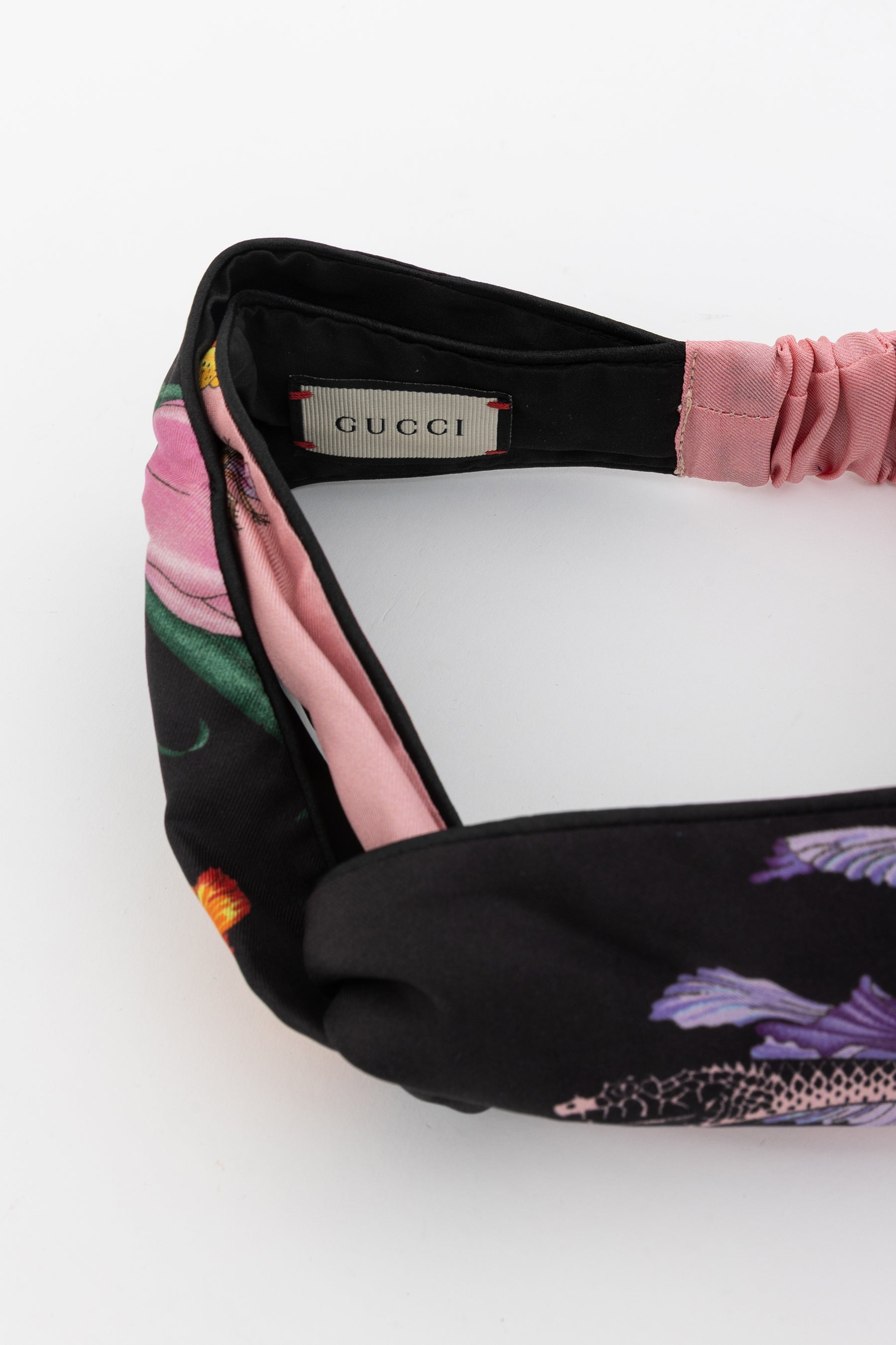 Flora Snake Silk Headband