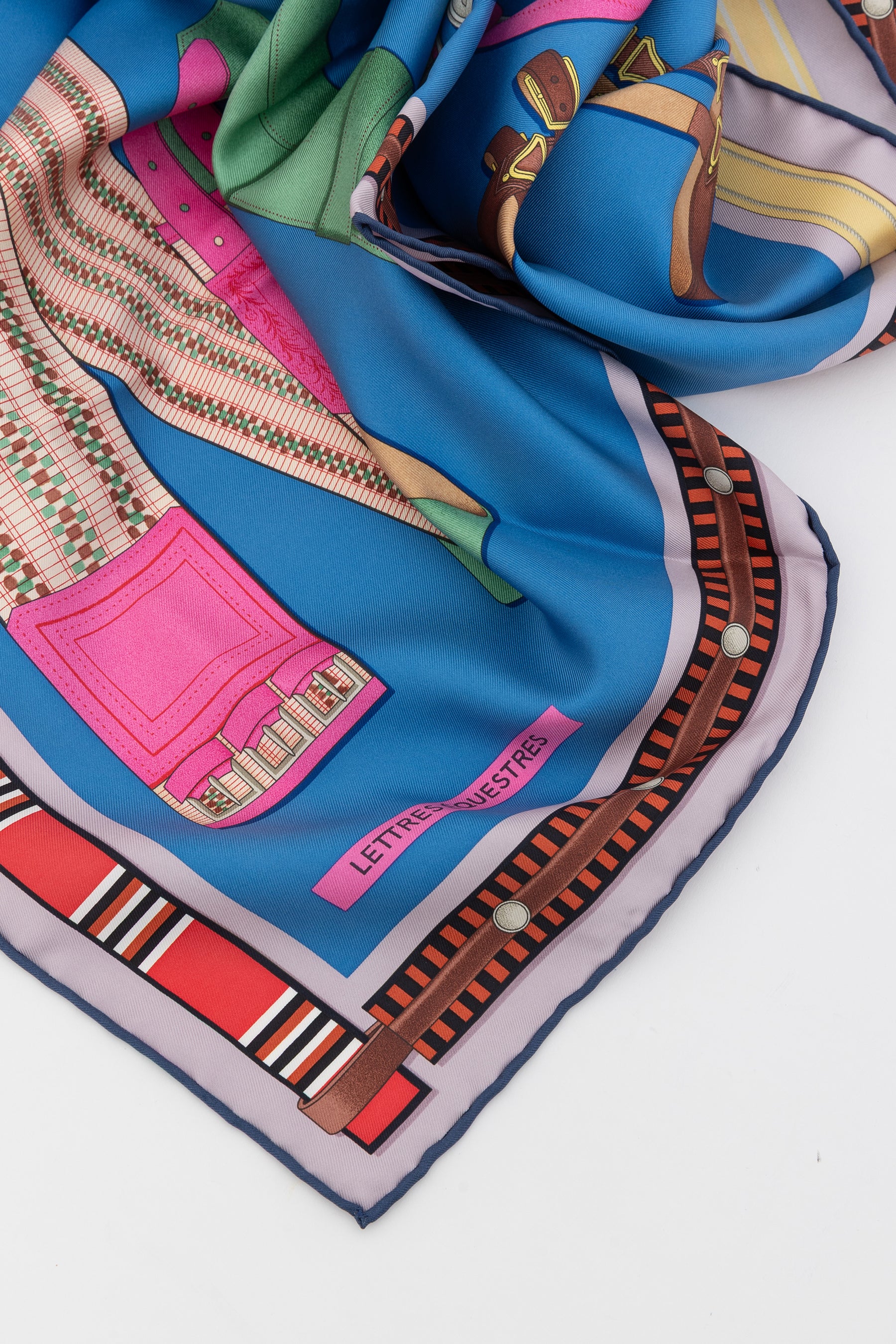 Lettres Équestres Silk Scarf