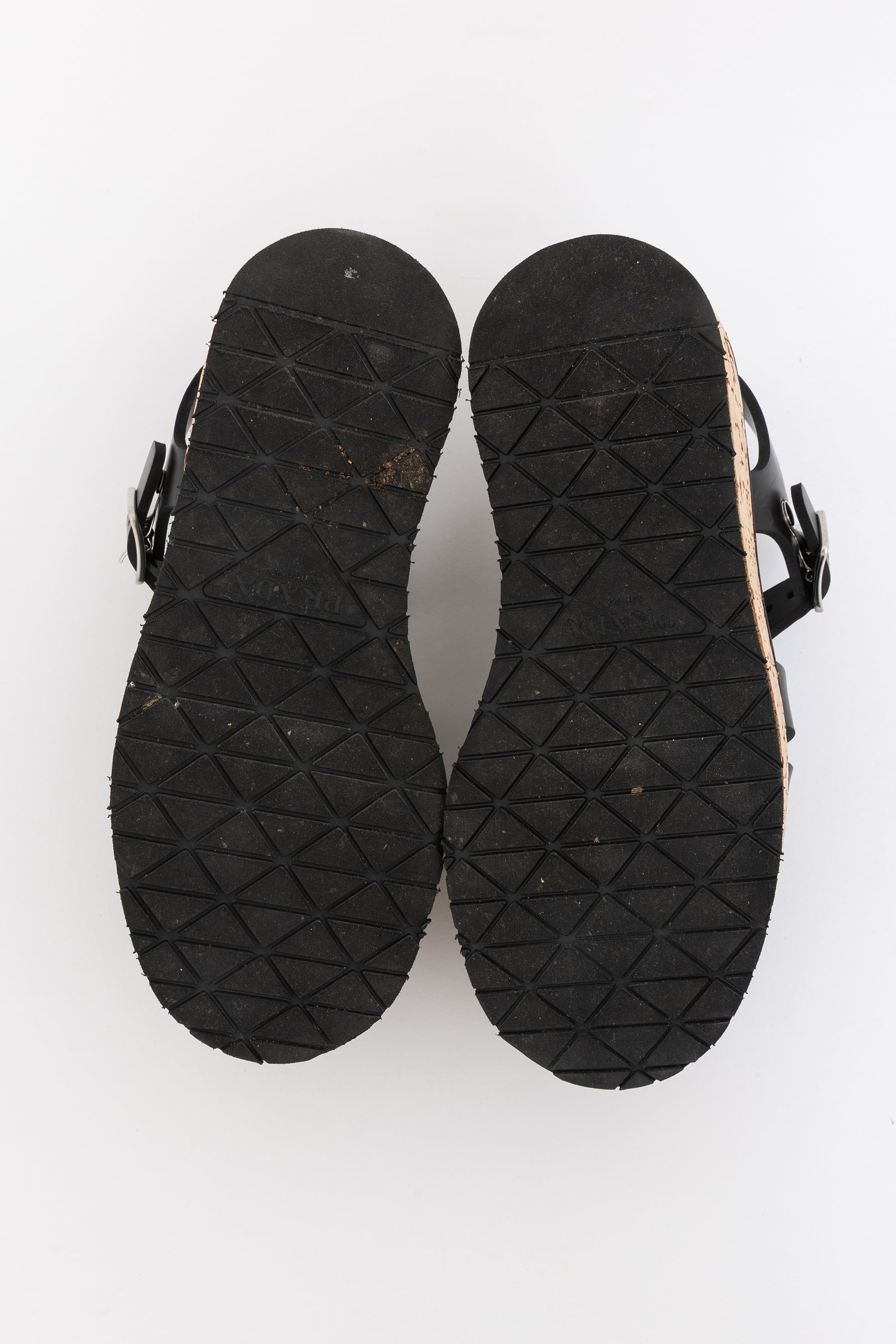 Monolith Cage Cork Platform Sandals