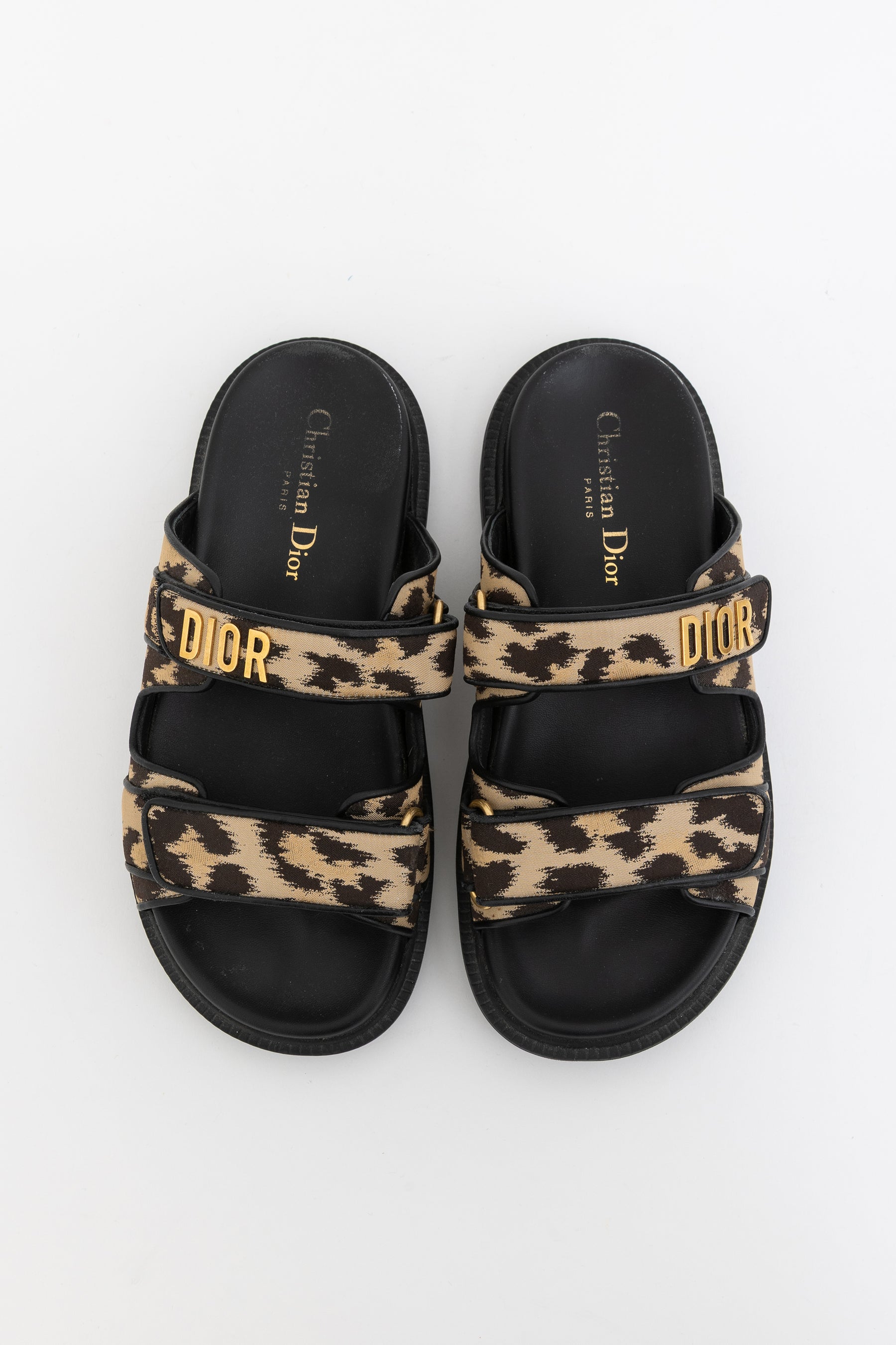 Dioract Mizza Leopard Print Sandals