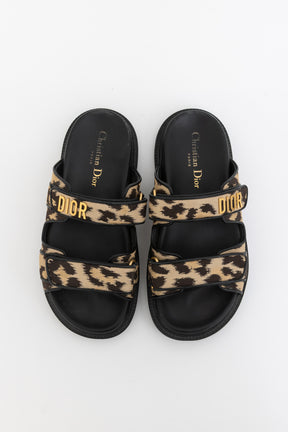 Dioract Mizza Leopard Print Sandals