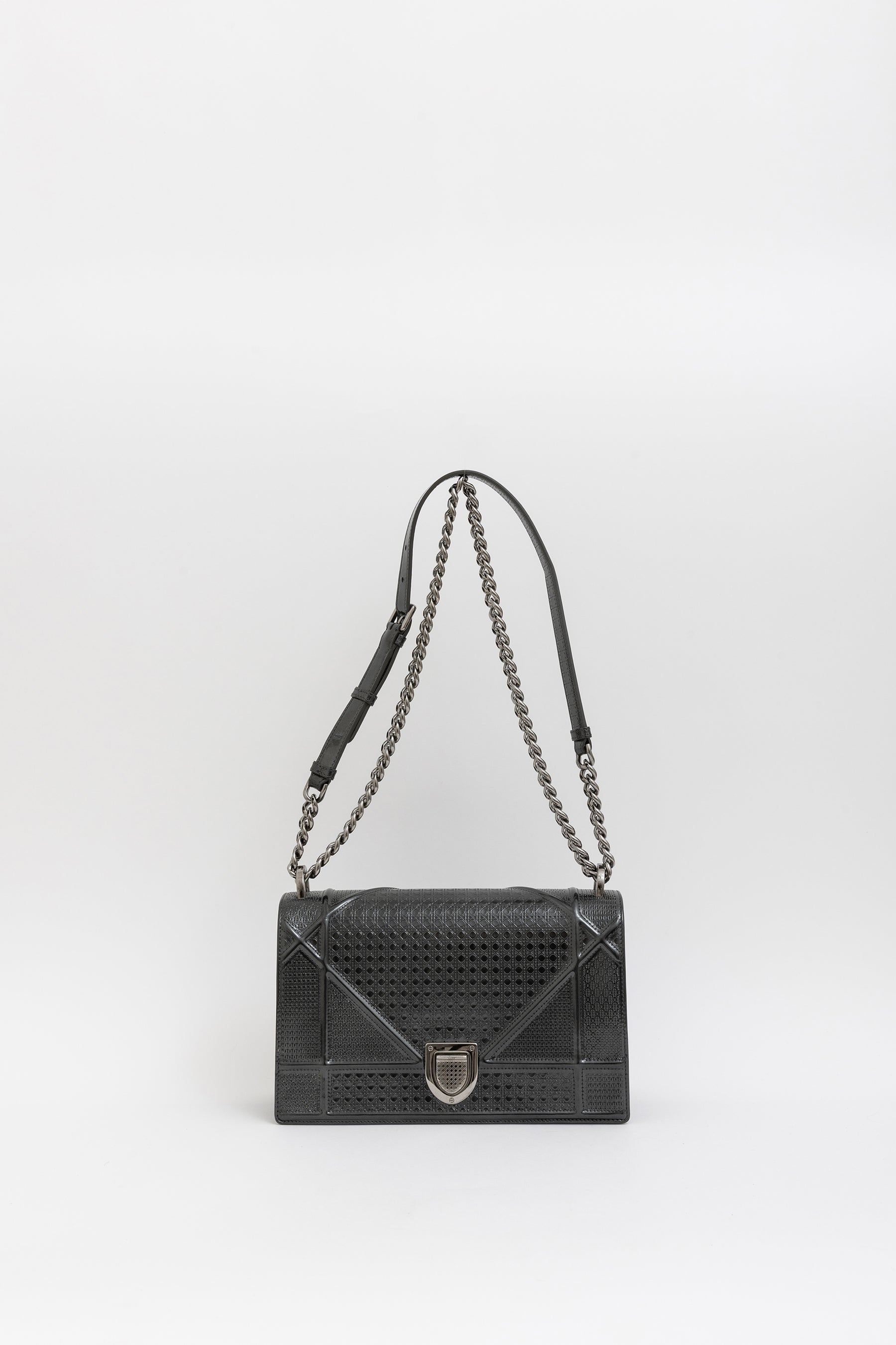 Medium Micro-Cannage Diorama Flap Bag