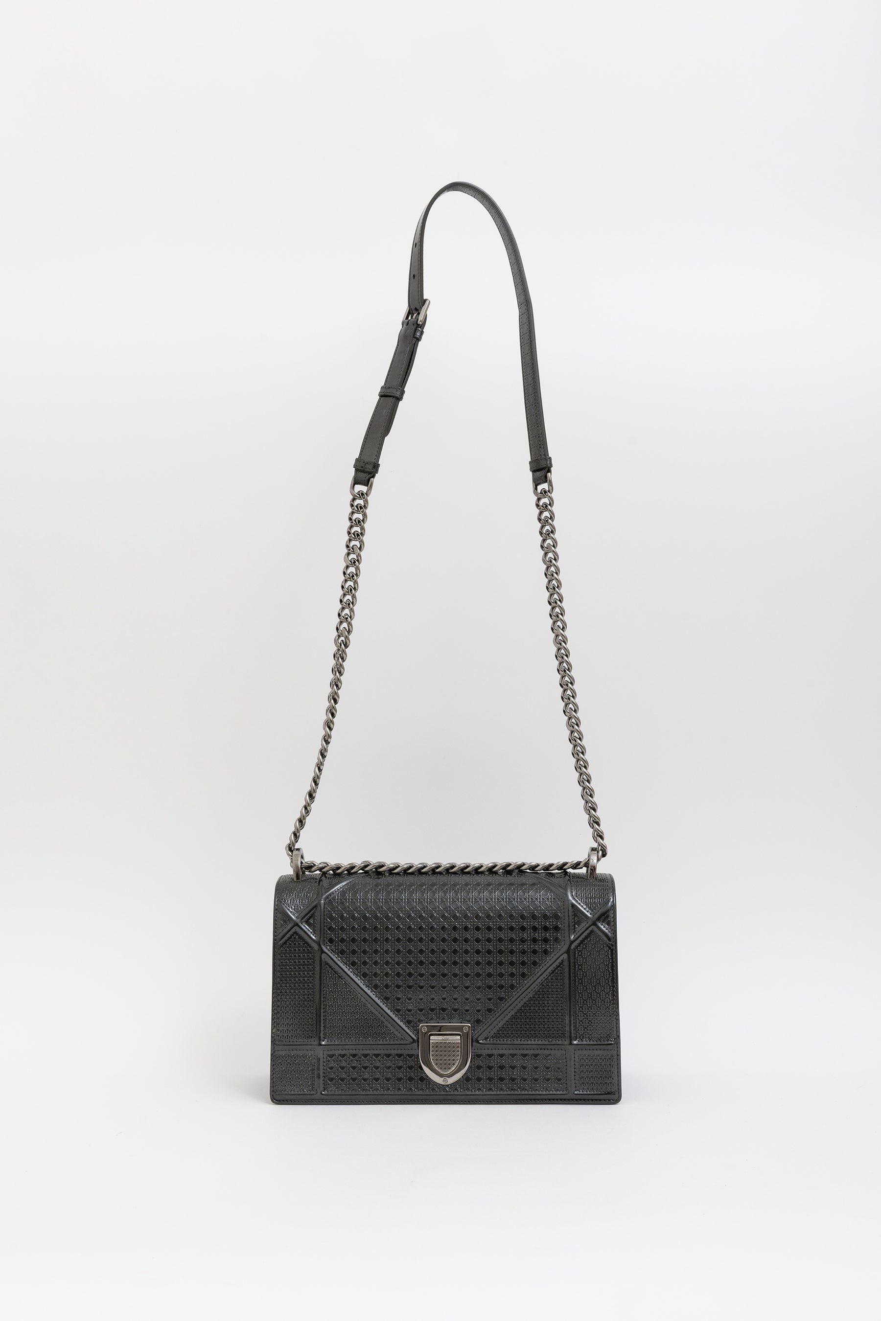 Medium Micro-Cannage Diorama Flap Bag