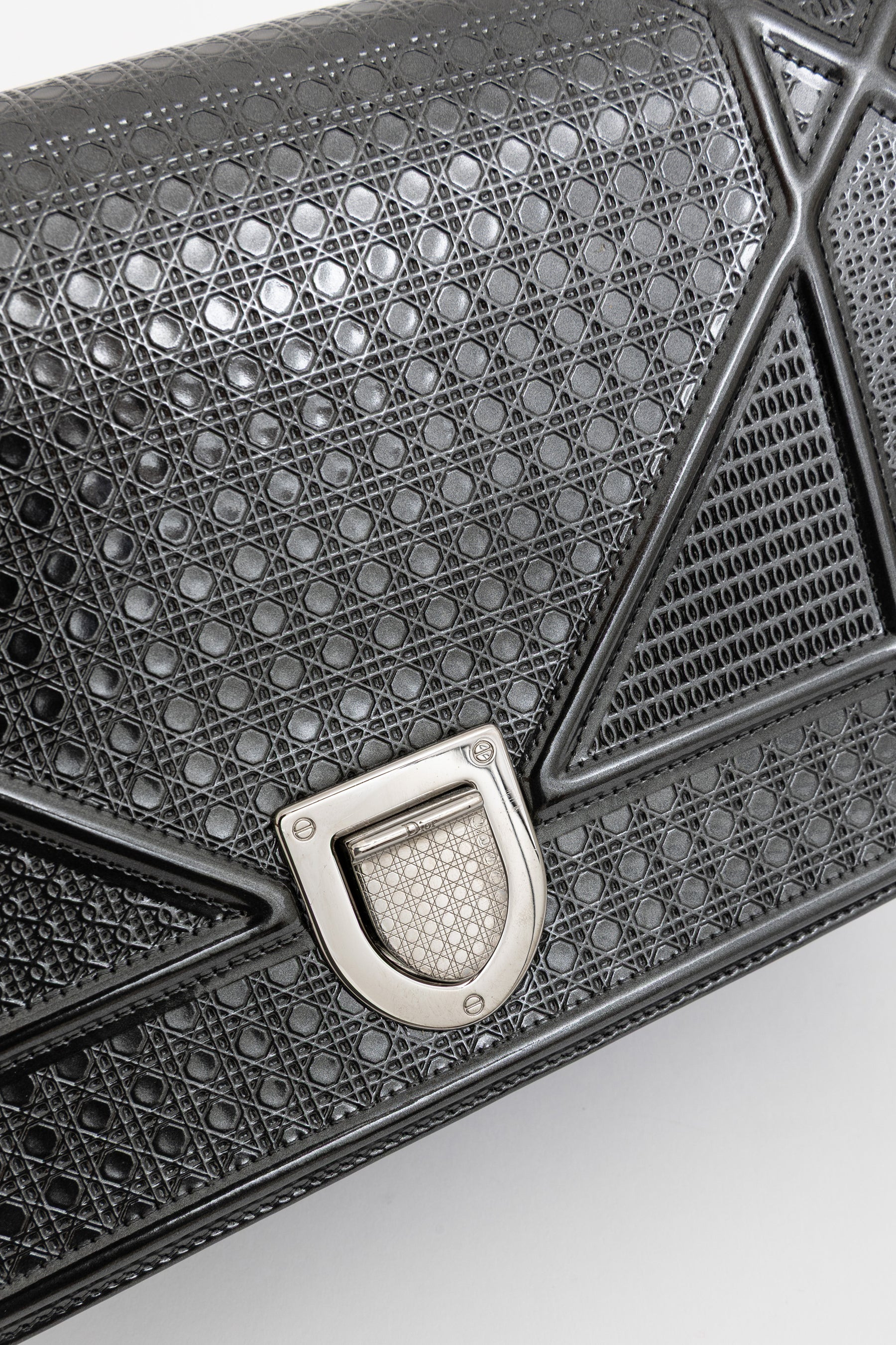 Medium Micro-Cannage Diorama Flap Bag