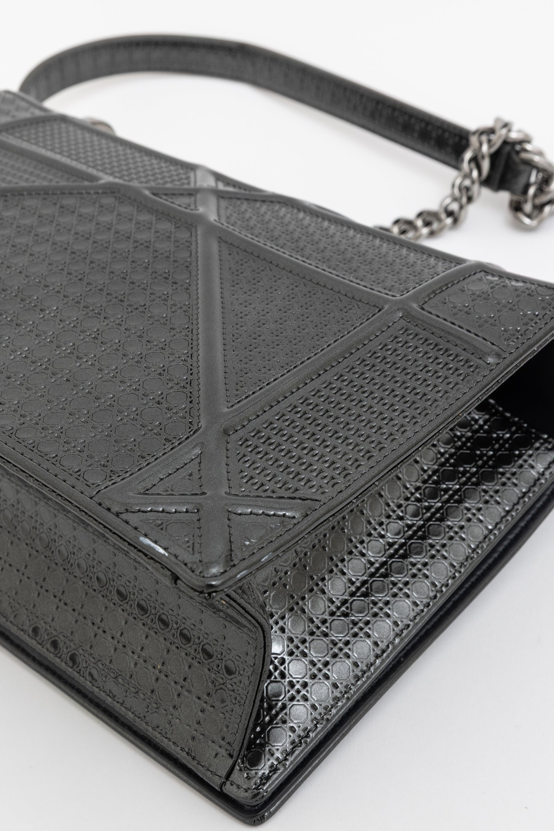 Medium Micro-Cannage Diorama Flap Bag