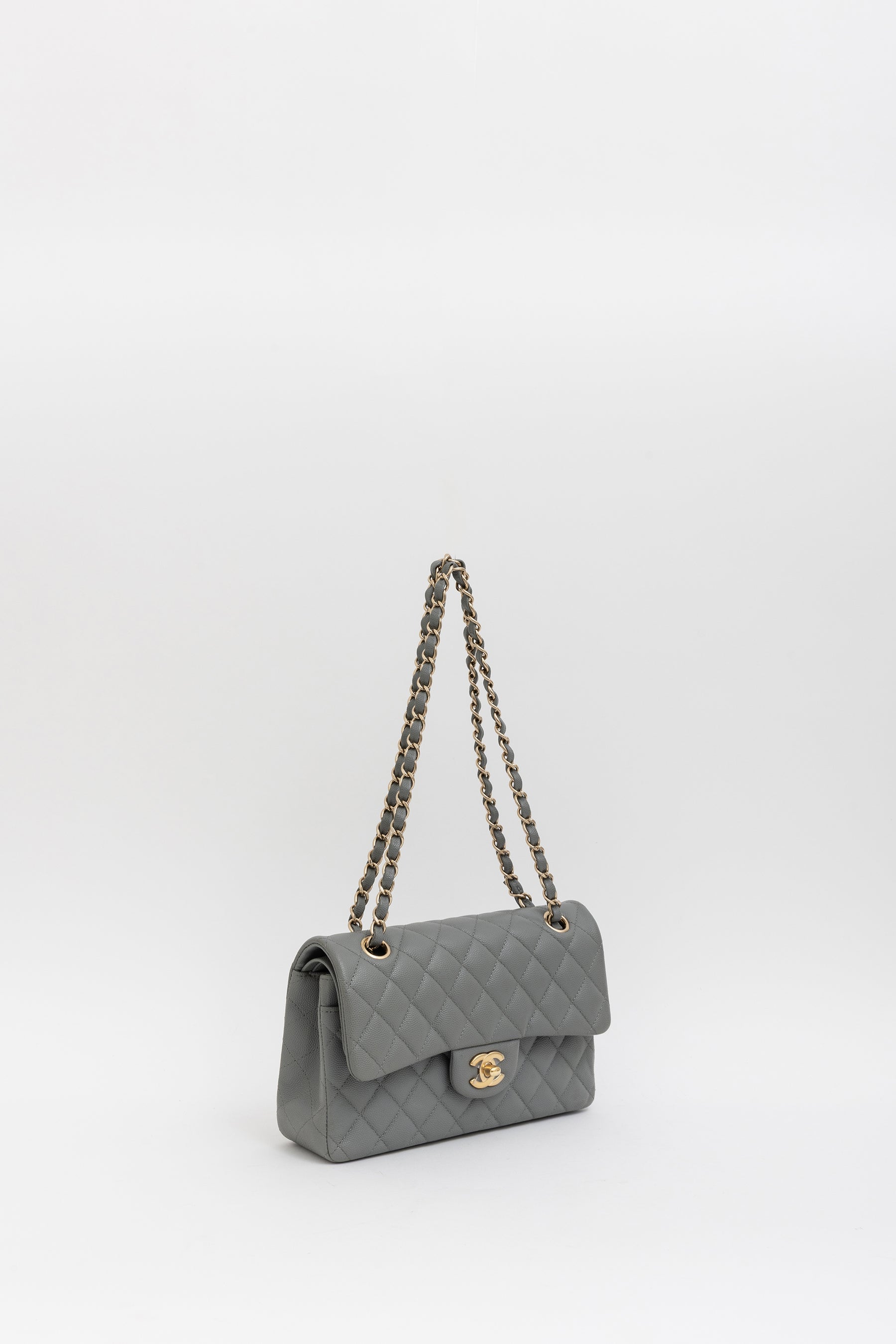 Small Double Flap Classic Handbag