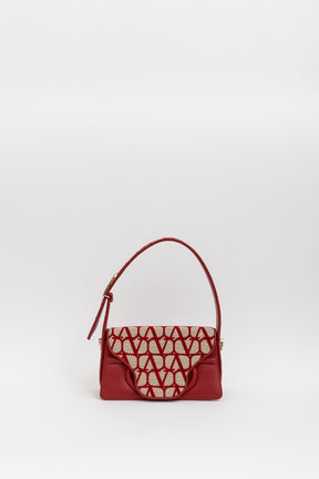 Small La Petite Deuxième Shoulder Bag in Toile Iconographe