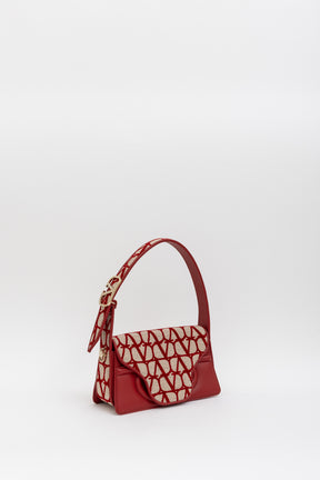 Small La Petite Deuxième Shoulder Bag in Toile Iconographe