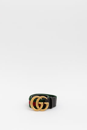 Web Canvas Marmont Double G Belt