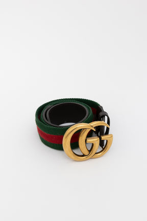 Web Canvas Marmont Double G Belt