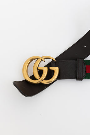 Web Canvas Marmont Double G Belt