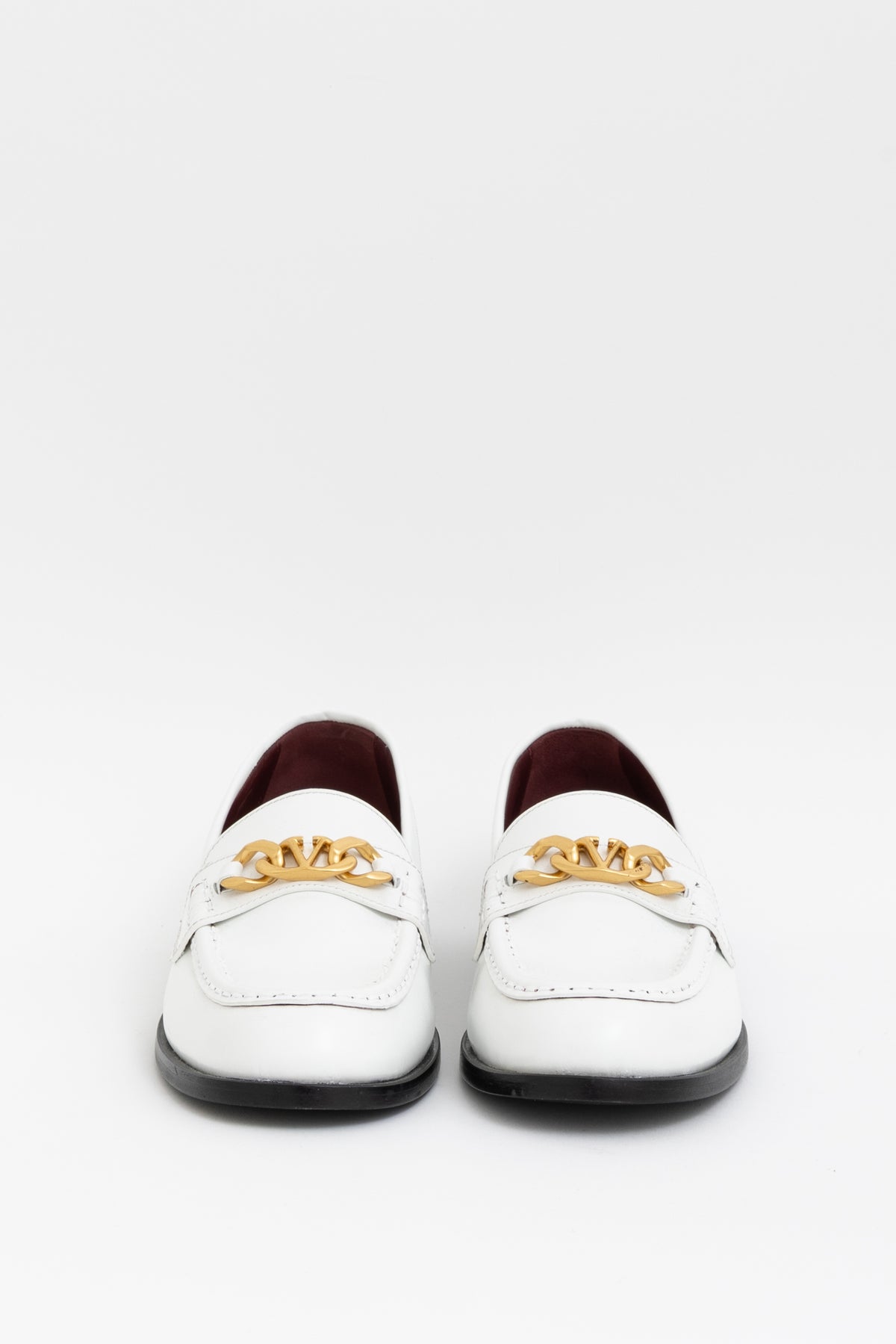 VLogo Chained Slip-On Loafers