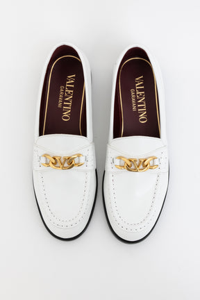 VLogo Chained Slip-On Loafers