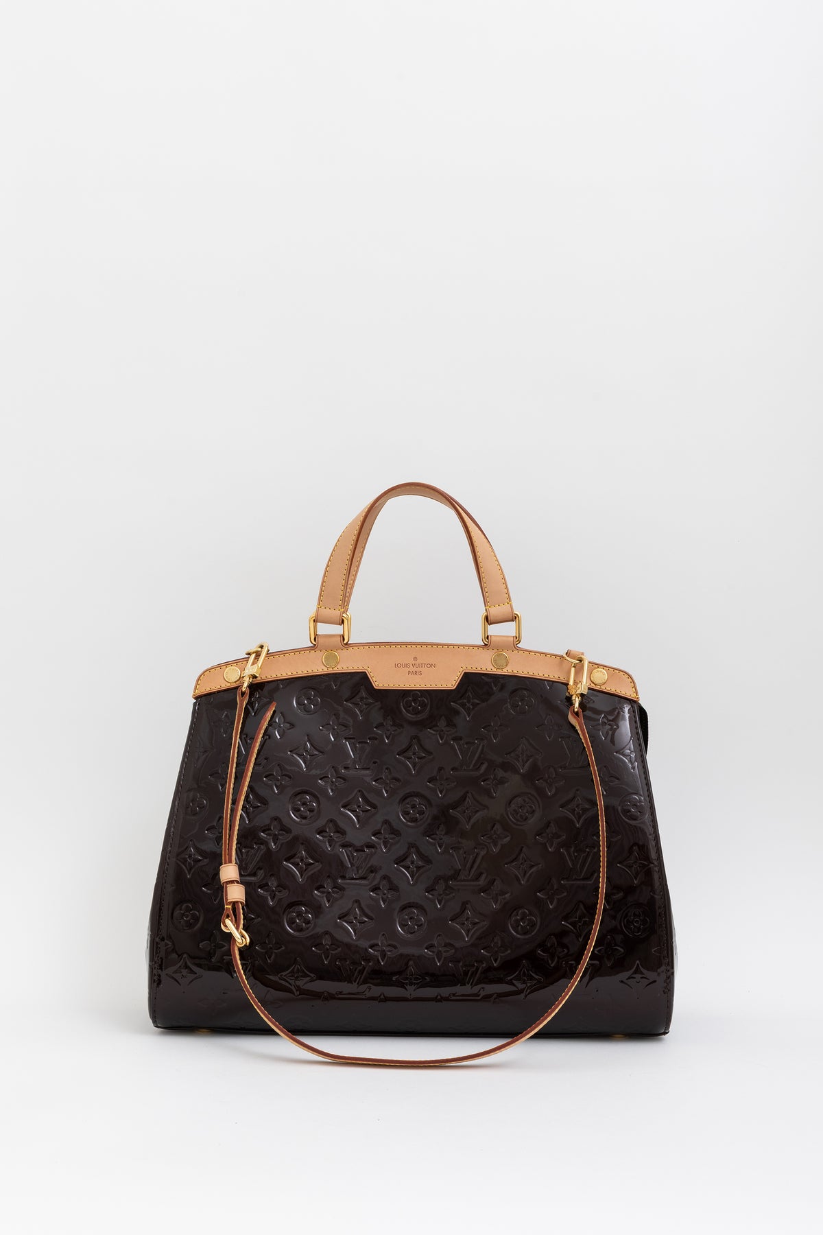 Amarante Monogram Vernis Brea GM Bag