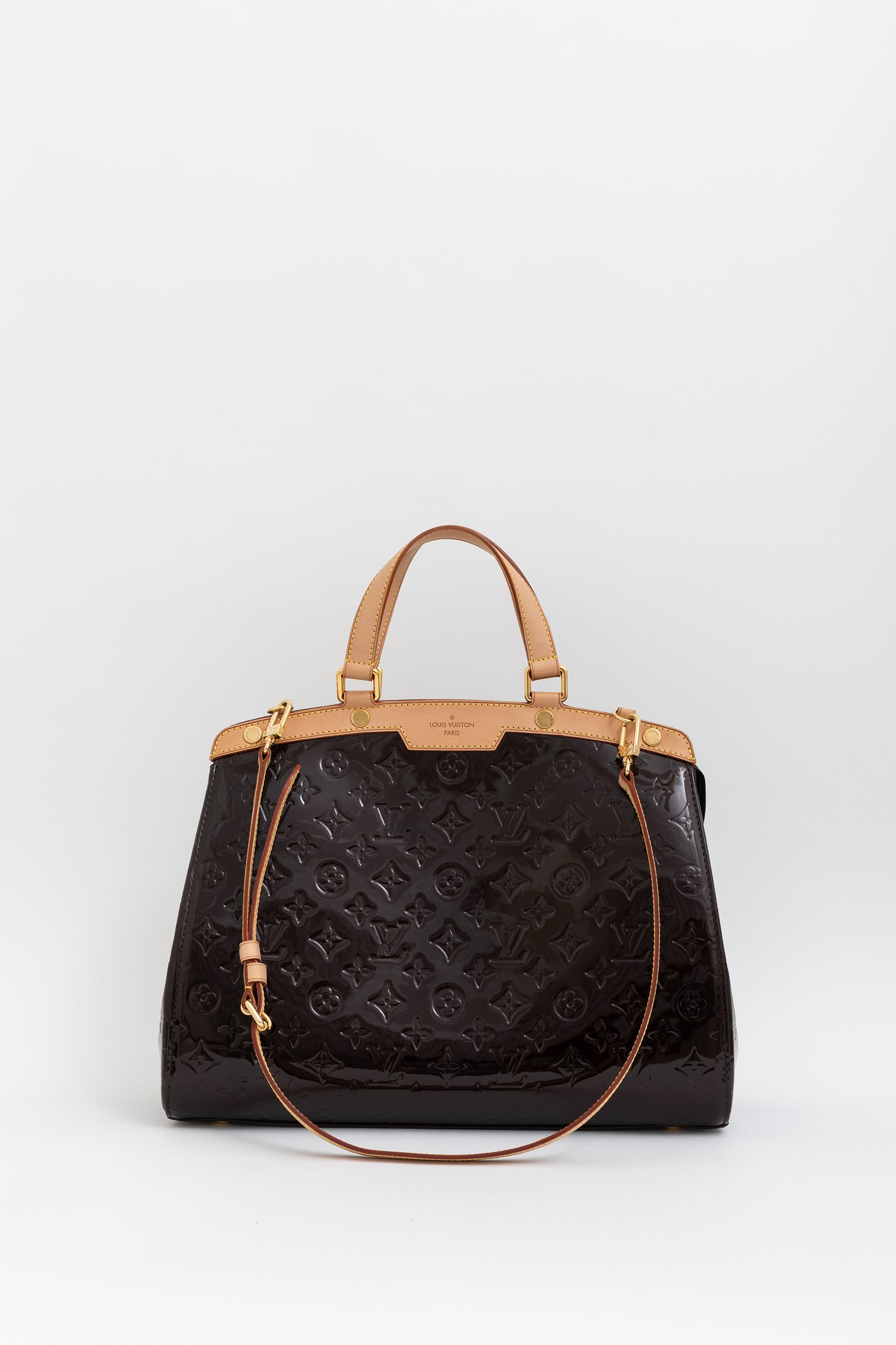 Amarante Monogram Vernis Brea GM Bag