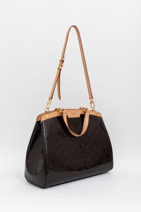 Amarante Monogram Vernis Brea GM Bag