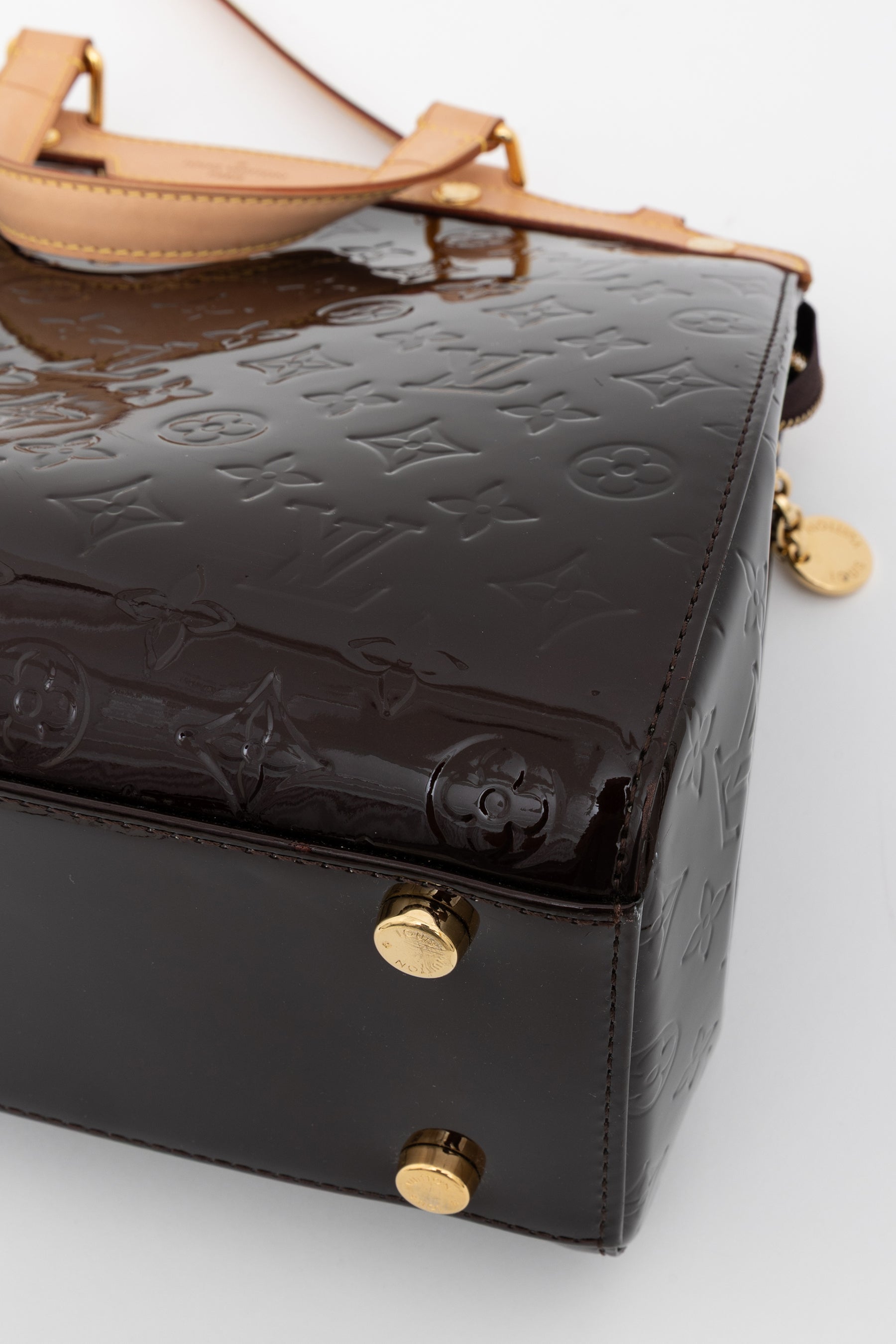 Amarante Monogram Vernis Brea GM Bag