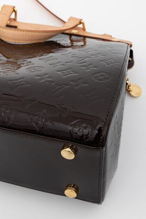 Amarante Monogram Vernis Brea GM Bag