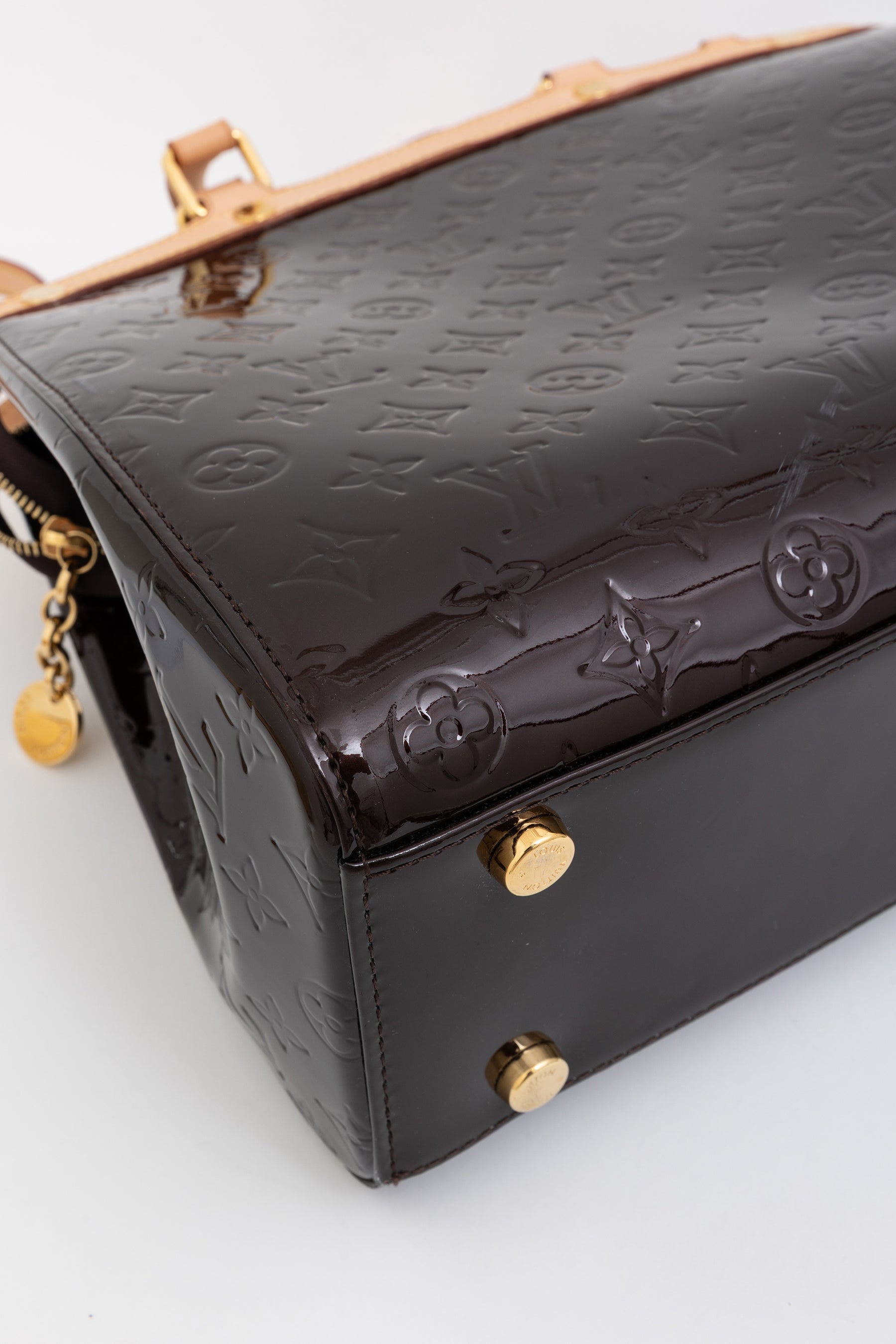 Amarante Monogram Vernis Brea GM Bag