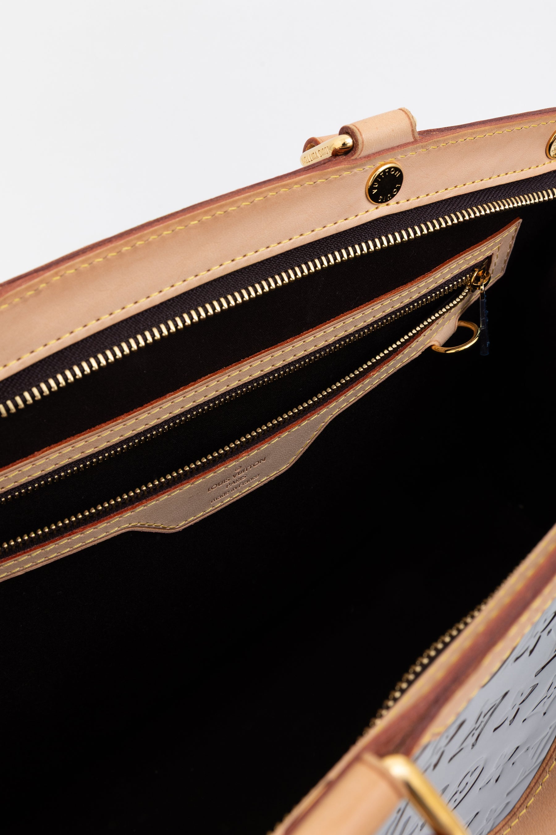 Amarante Monogram Vernis Brea GM Bag