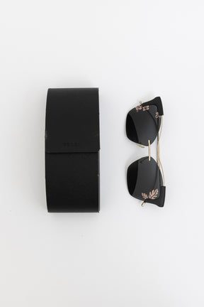 Conceptual Flower Sunglasses