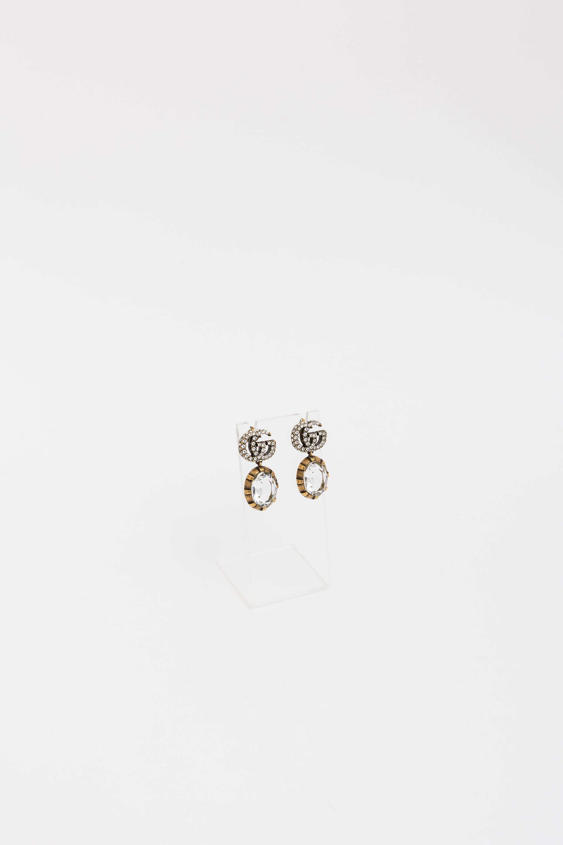 GG Crystal Drop Earrings