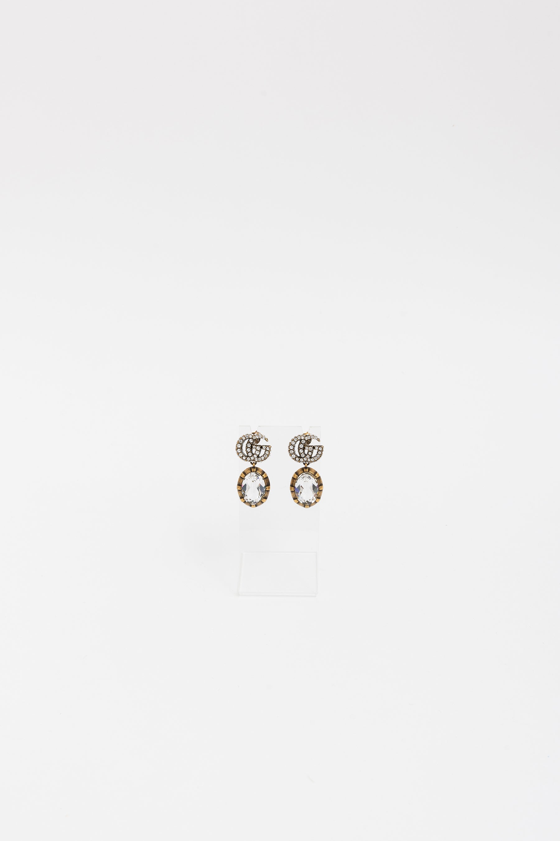 GG Crystal Drop Earrings
