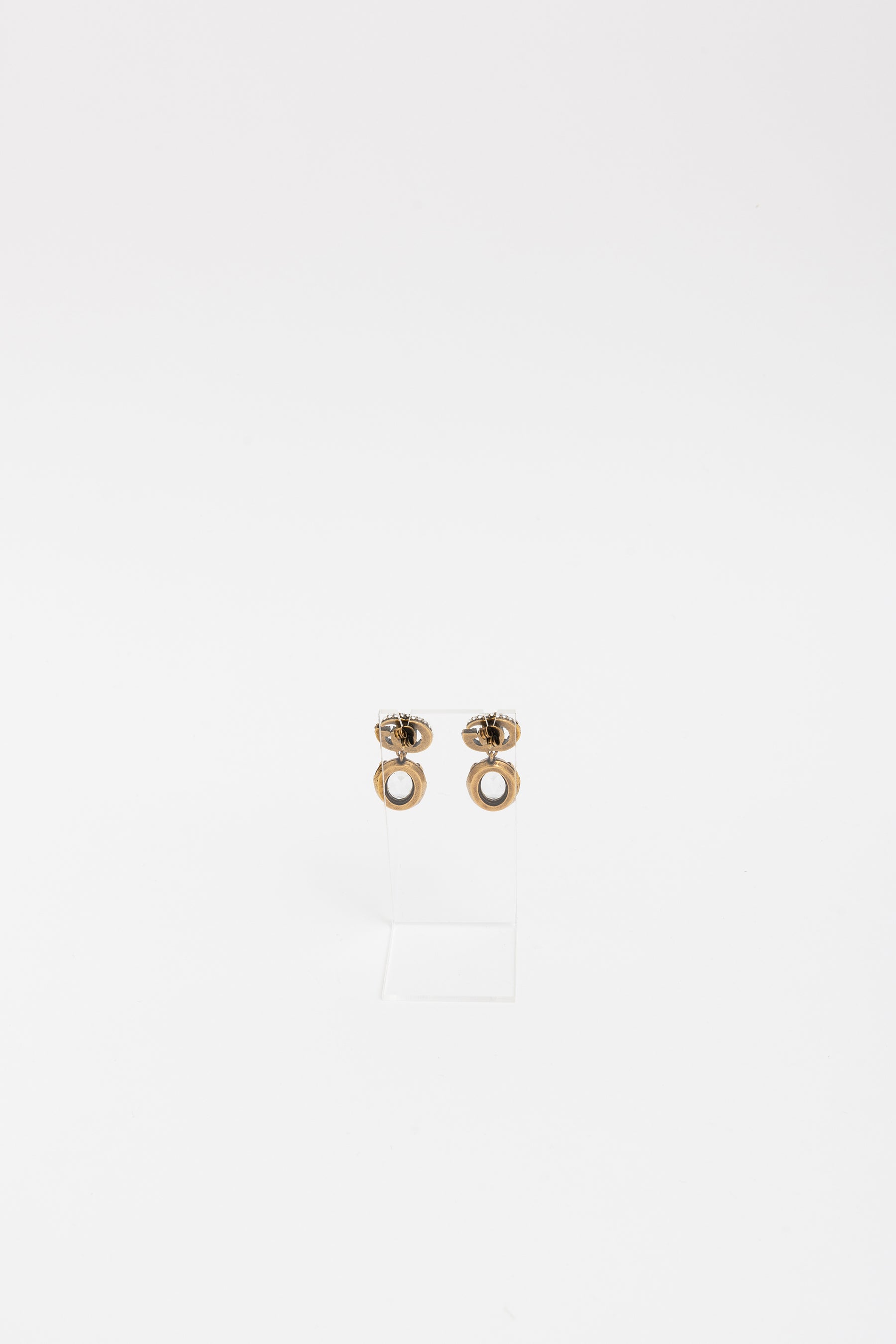 GG Crystal Drop Earrings