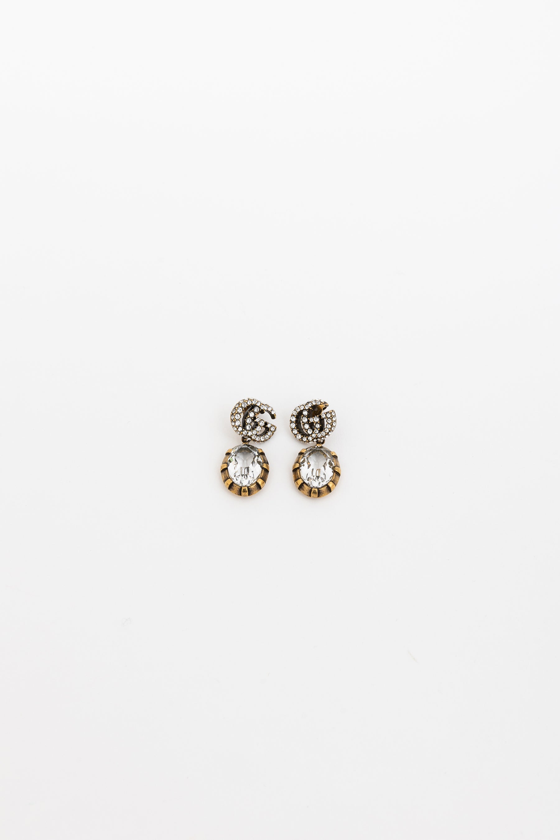 GG Crystal Drop Earrings