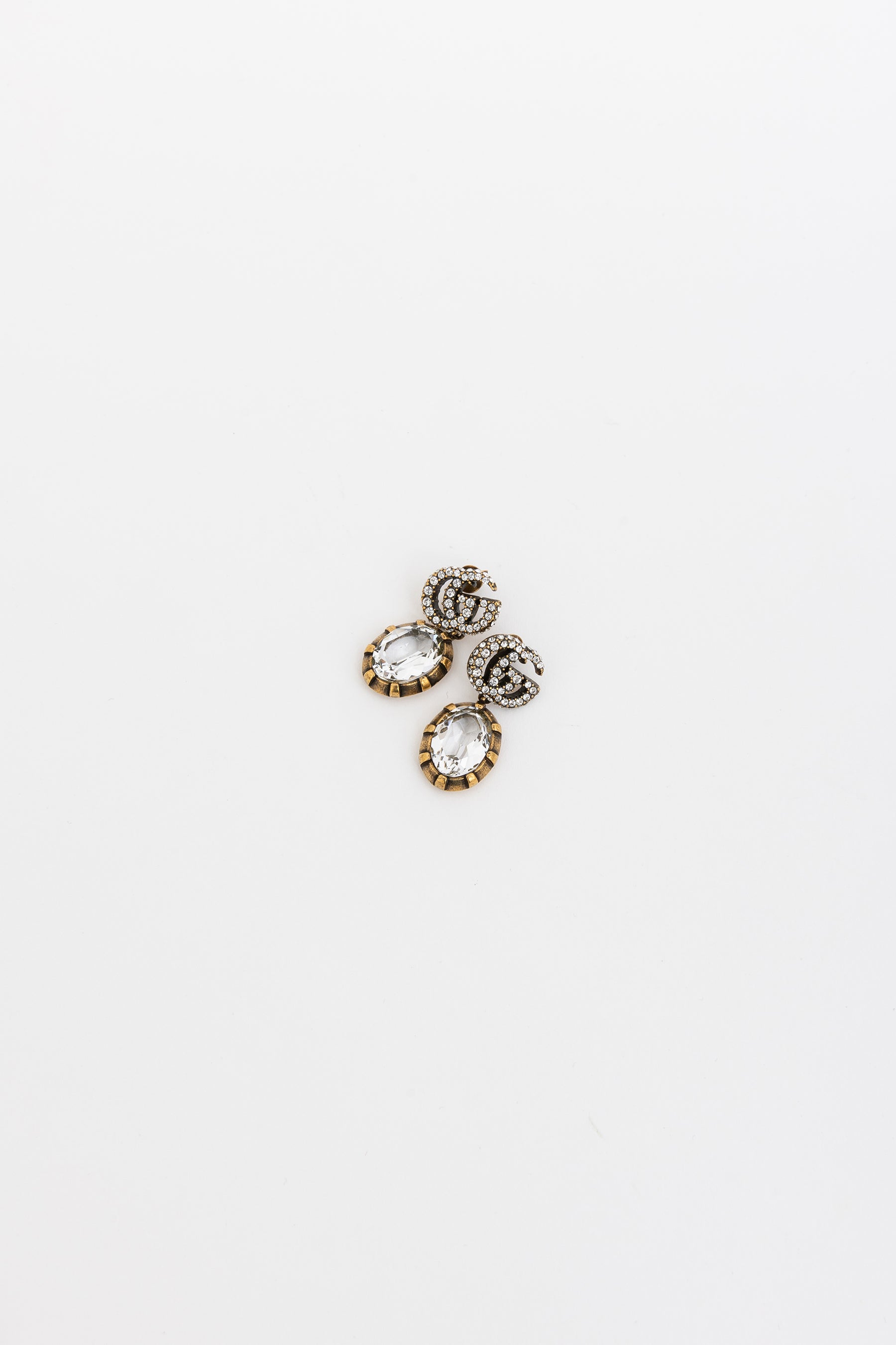 GG Crystal Drop Earrings