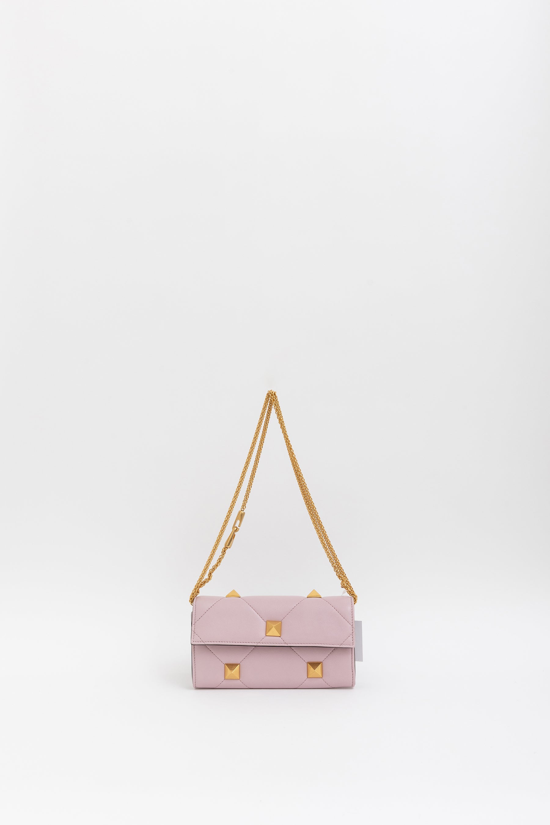 Roman Stud Wallet with Chain