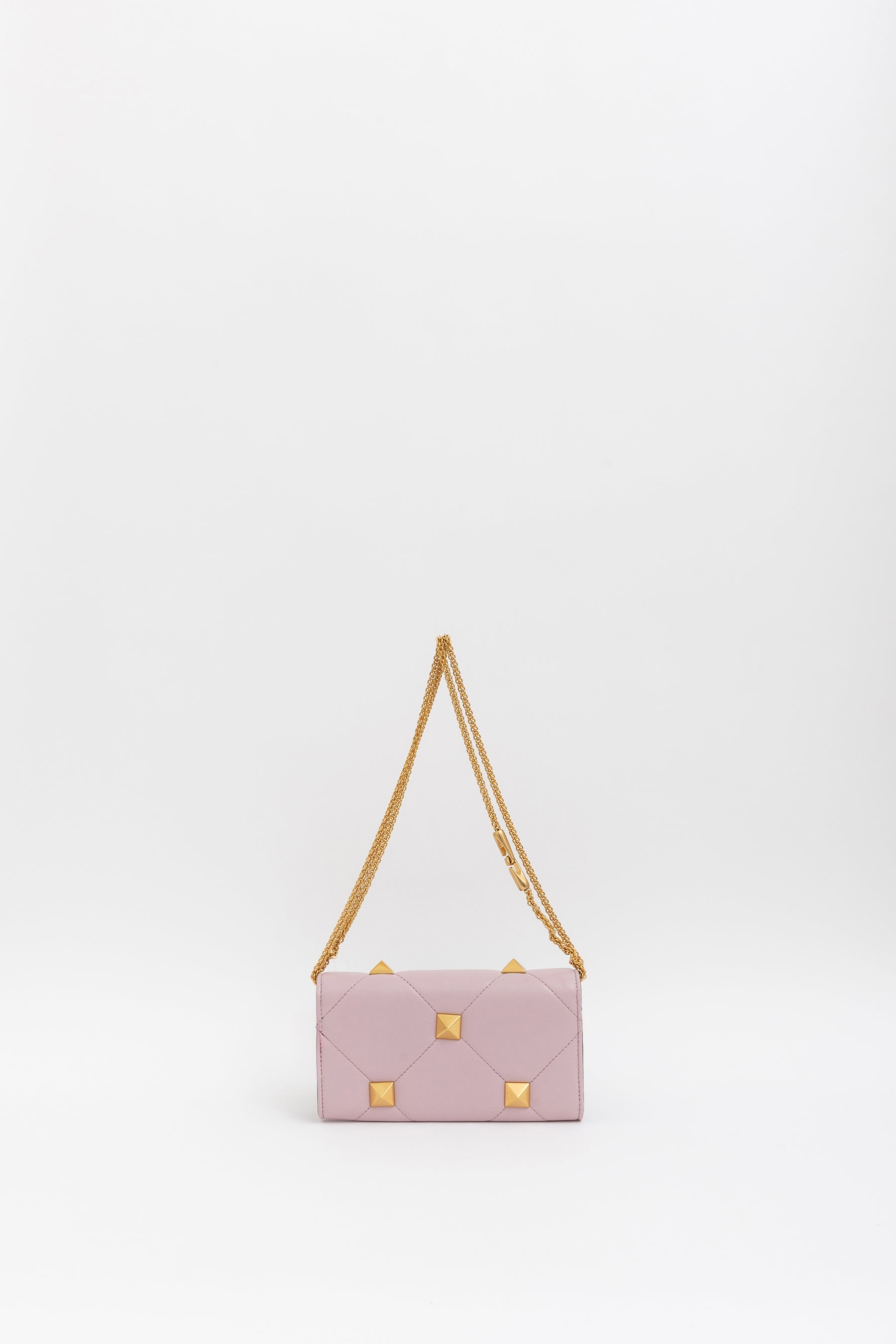 Roman Stud Wallet with Chain