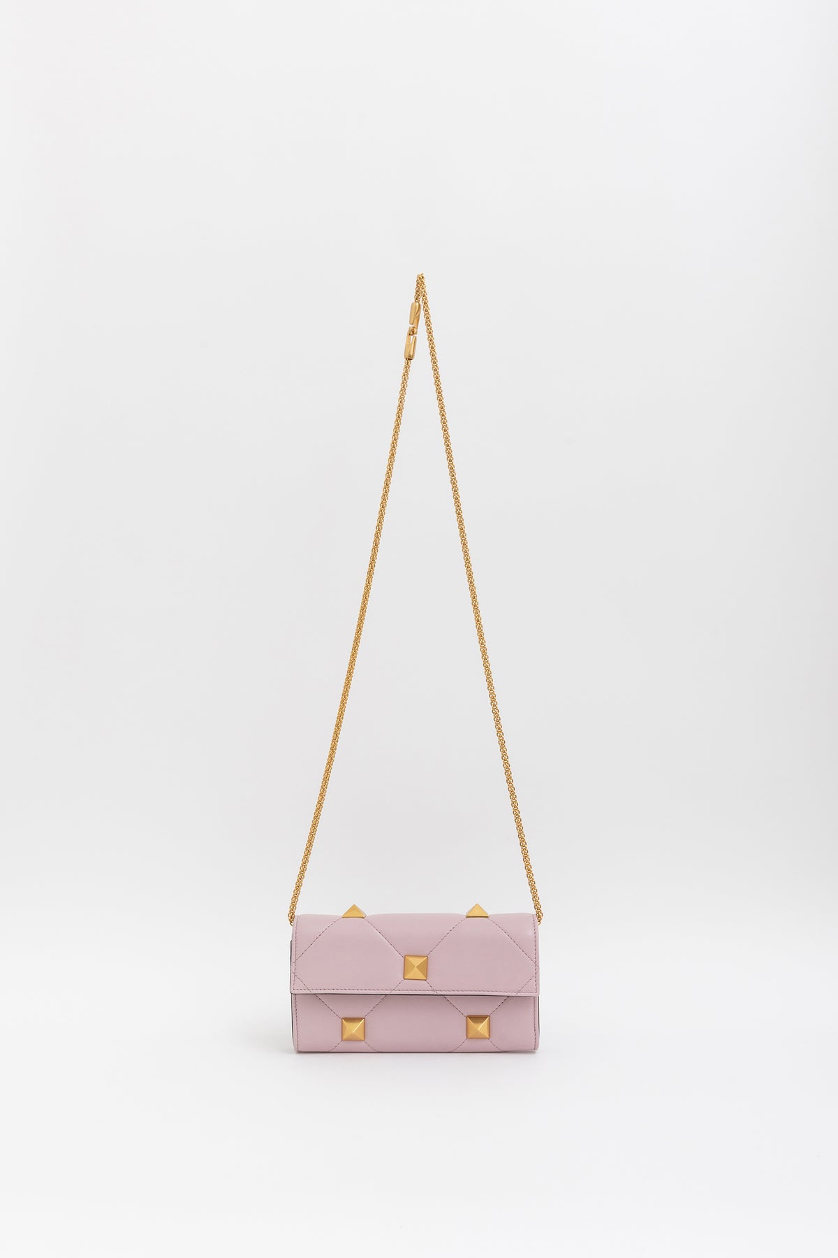 Roman Stud Wallet with Chain