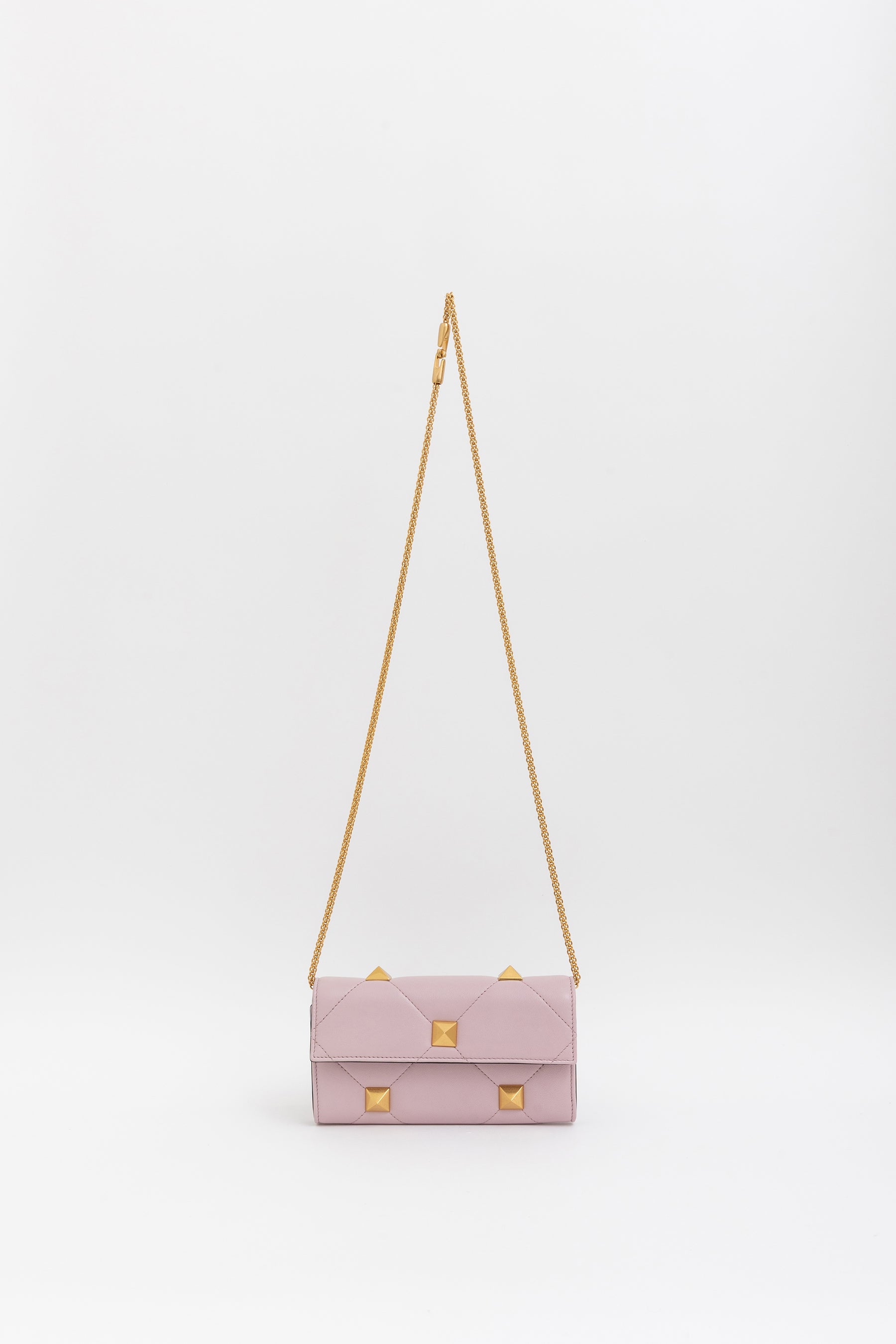 Roman Stud Wallet with Chain